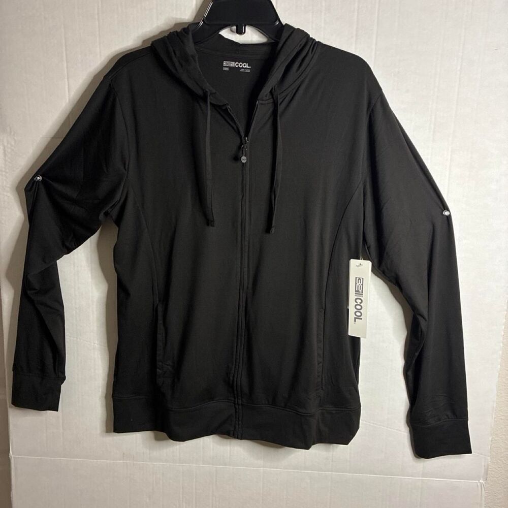32-degrees Men's Black and Grey Hoodie size medium